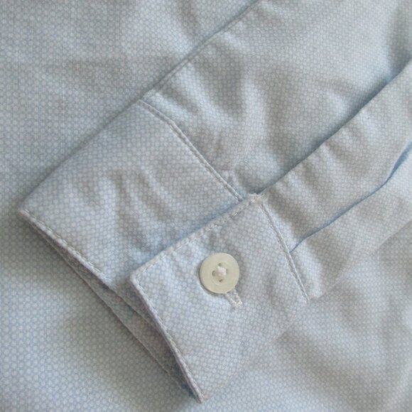 Van Heusen Boys Button‎ Front Dress Shirt Size 4 Reg Blue Long Sleeve Collar - Picture 2 of 3